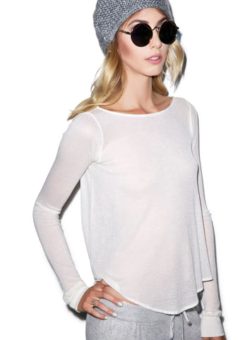 Heavenly Cassidy Long Sleeve - White