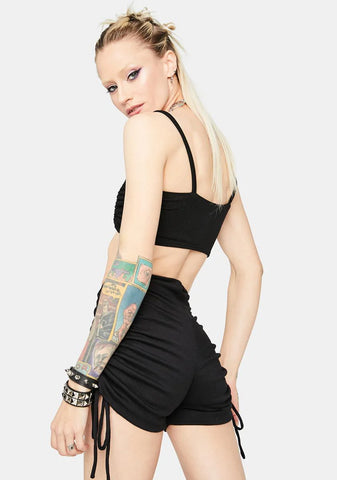 About That Life Ruched Shorts