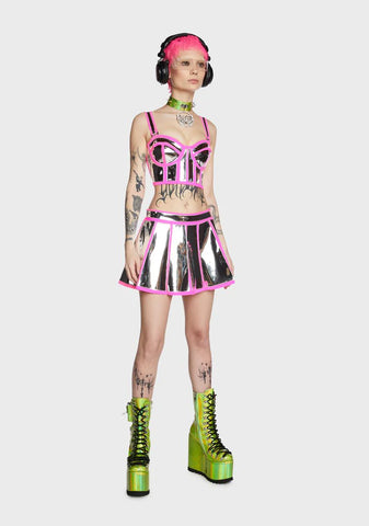 Space Diva Bustier Top