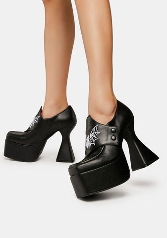 Drive Me Batty Platform Loafers