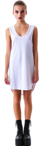 ASAP Long Jersey Tank - White