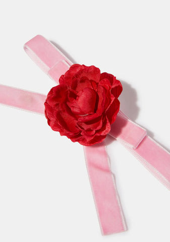 Roses Are Red Choker