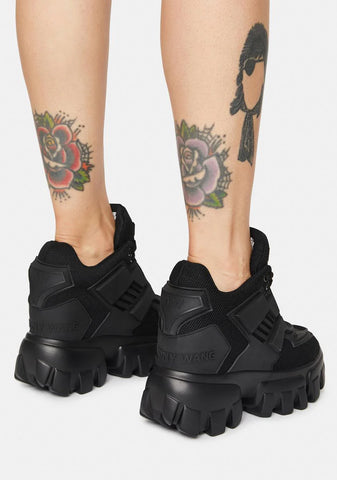 Blackout Psycho Candy Platform Sneakers