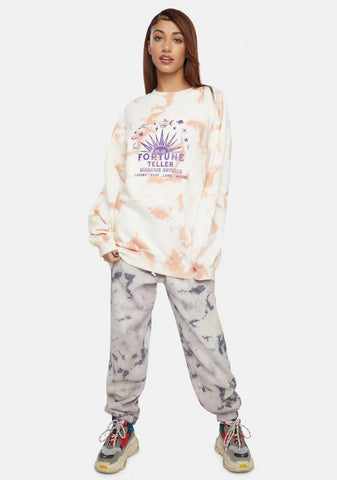 Tie Dye Fortune Teller Sweatshirt