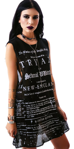 Witch Tryal Top - Black