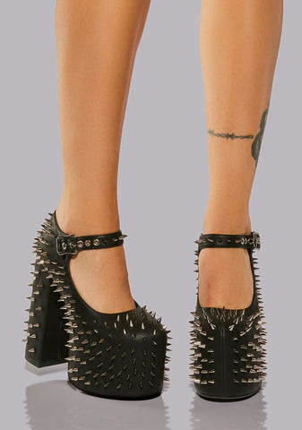 Can't Catch Me Platform Mary Janes