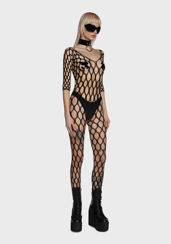 Never Know Fishnet Bodystocking