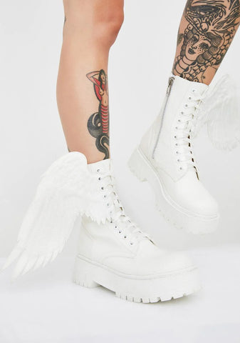 Such A Cherub Combat Boots
