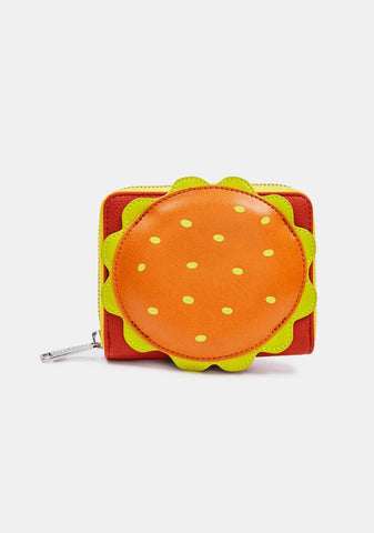 Plankton Krabby Patty Zip Around Wallet