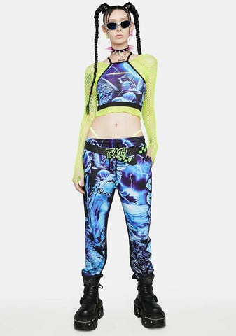 Cityscape Graphic Sports Bra