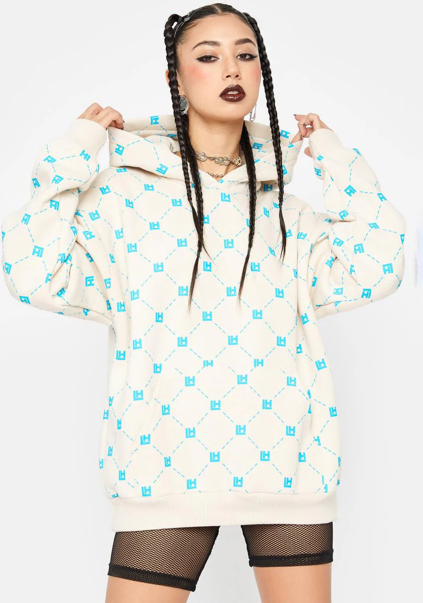 LH Monogram Beige Hoodie