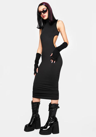 Wicked Lips Midi Dress