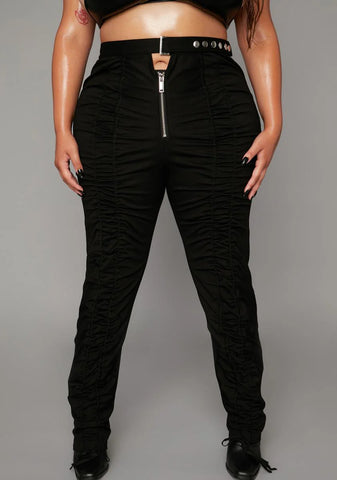 Babe Look At Me Now Ruched Pants