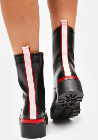 Turbo Platform Ankle Boots