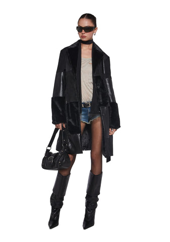 In The Twilight Faux Fur Coat