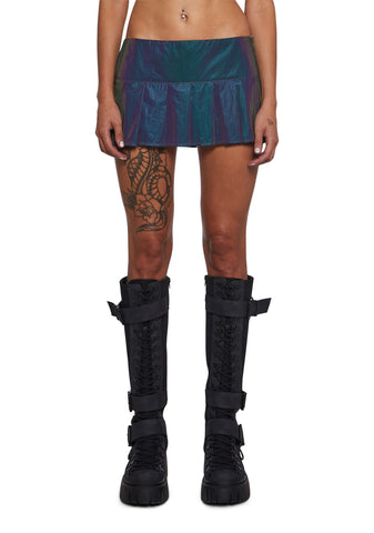 Max Volume Reflective Mini Skirt