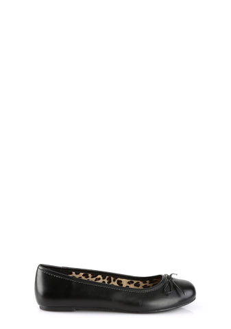 Anna-01 Ballet Flats-Black