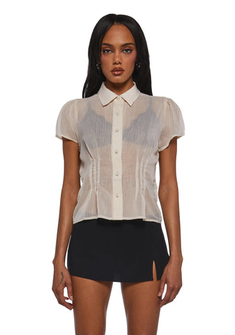 Total Charm Chiffon Blouse