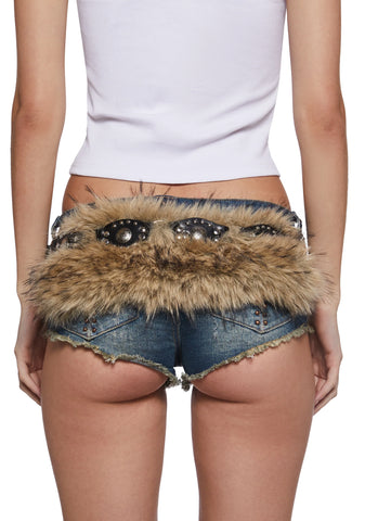 No Shade Studded Buckle Belt