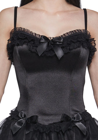 Romantic Age Corset Top - Black