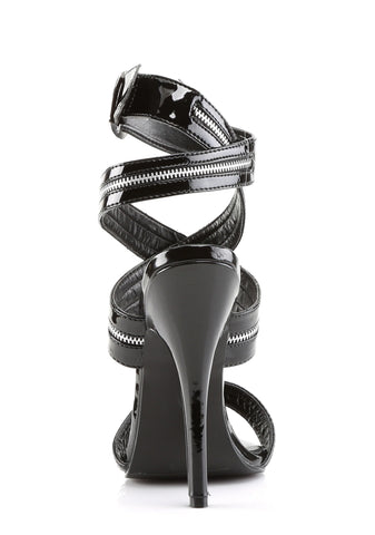 Domina-119 T-Strap Sandals-Black