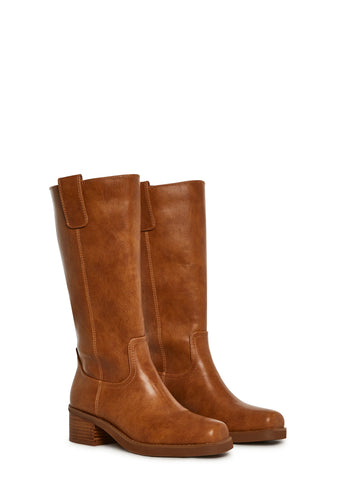 Session Dismissed Moto Boots - Brown