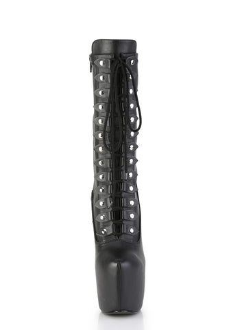 Jubilant-1048 Platform Mid-Calf Boots-Black PU