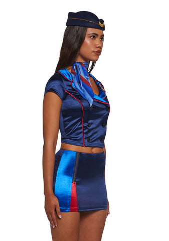 Budget Flight Attendant Costume