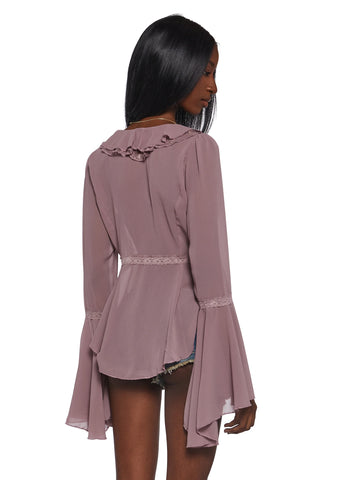 Alchemy Sparks Blouse - Brown