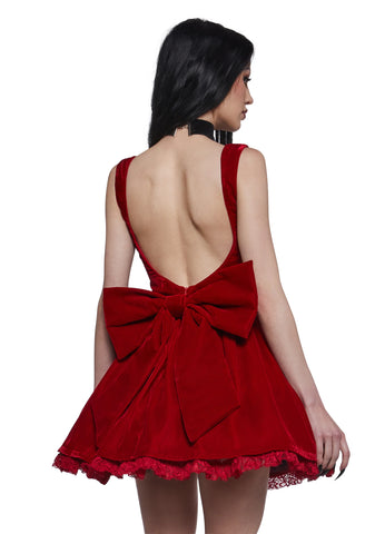 Radiant Occasions Corset Dress - Red