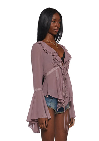 Alchemy Sparks Blouse - Brown