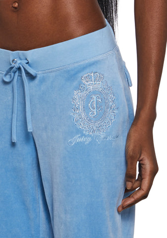 Crown Heritage Cotton Velour Track Pants