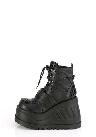 Stomp-13 Platform Wedge Ankle Boots