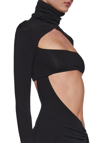 Dreamland Dancer Bodycon Dress - Black