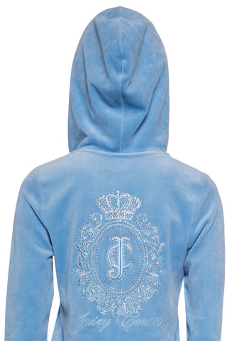 Crown Heritage Cotton Velour Hoodie
