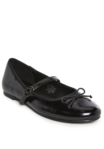 Woven Love Ballet Flats - Black