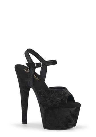 Adore-709WR Platform Ankle Strap Sandals-Black