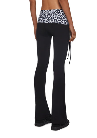 Hot Crush Knit Pants - Black