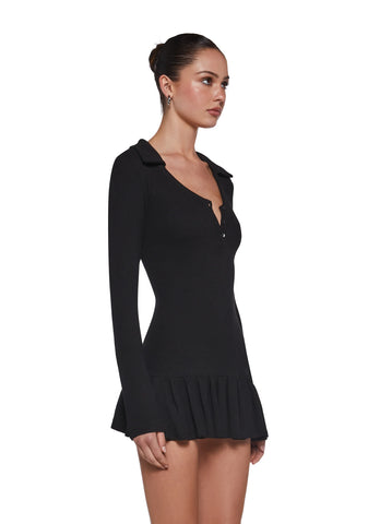 Class Dismissed Mini Dress - Black