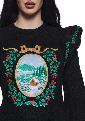 Snowbound Heirloom Knit Sweater