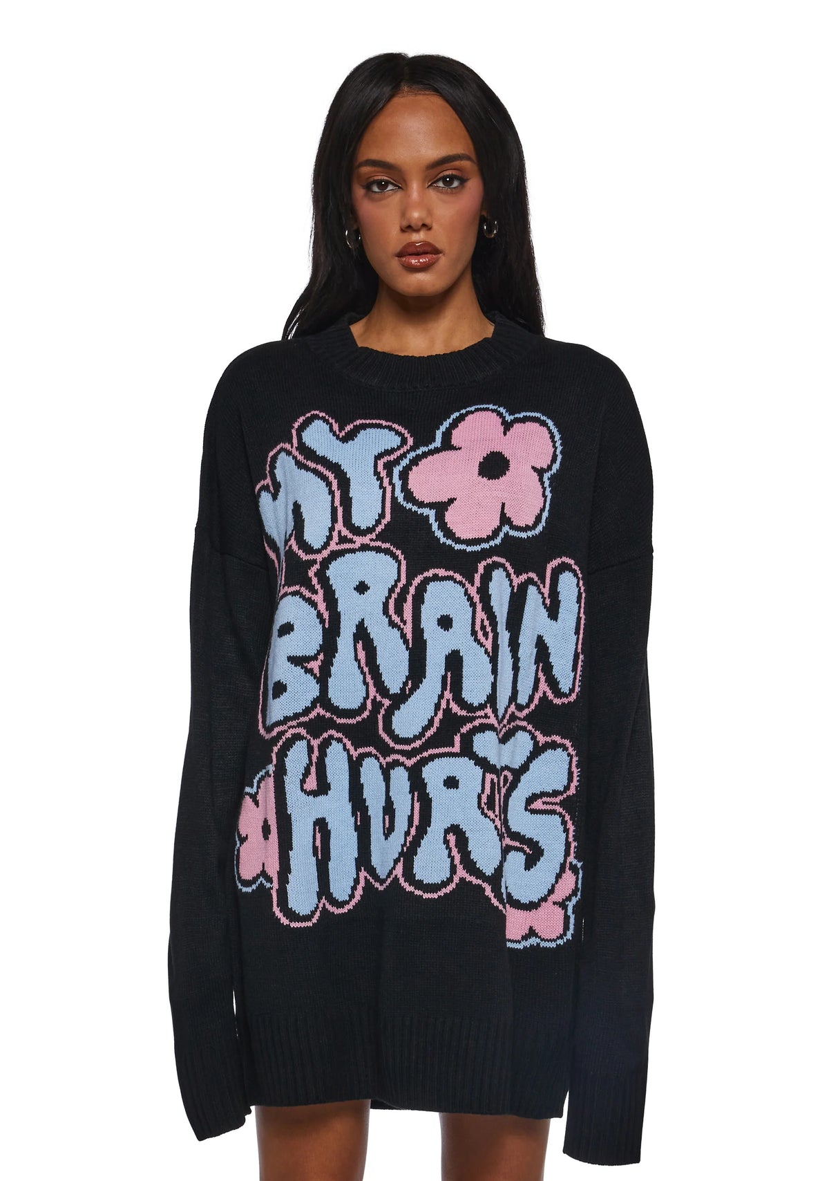 My Brain Hurts Intarsia Sweater