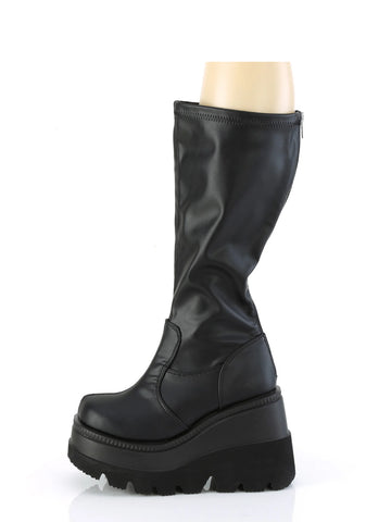Shaker-65WC Platform Wide Calf Knee High Boots
