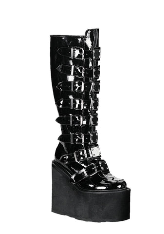 Swing-815 Platform Knee High Boots