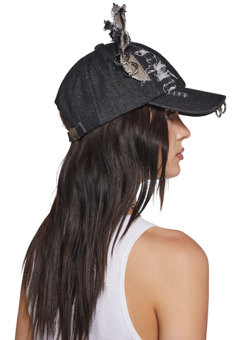 Bad Attitude Denim Cap