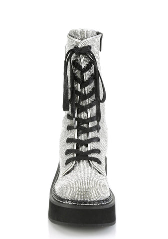 Emily-362 Platform Calf High Boots