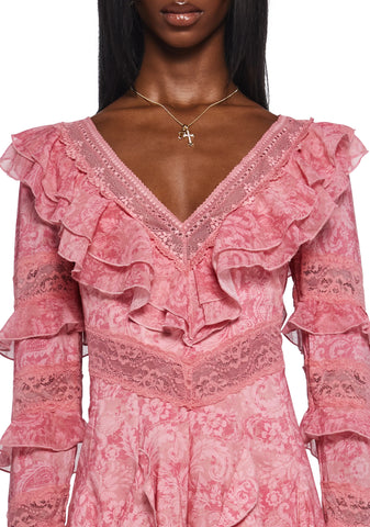 Dusk Dancer Lace Romper