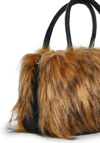 Paparazzi Faux Fur Shoulder Bag
