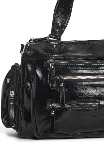 On Time Shine Shoulder Bag