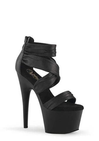 Adore-720 Platform Ankle Strap Sandals-Black