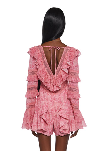 Dusk Dancer Lace Romper